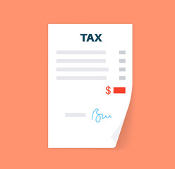 Tax document form