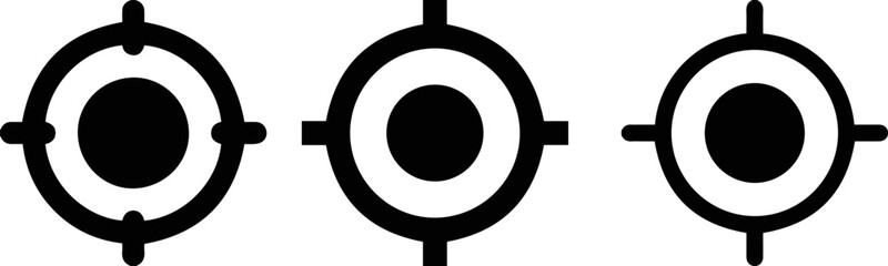 sniper rifle target. Focus target vector icon. Target goal icon. target focus arrow. marketing aim design