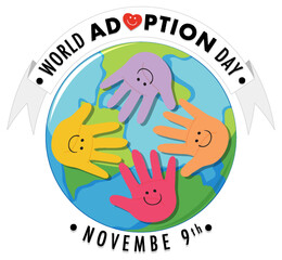 World Adoption Day Logo Design