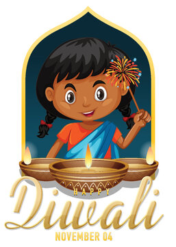 Happy Diwali Day Poster Design