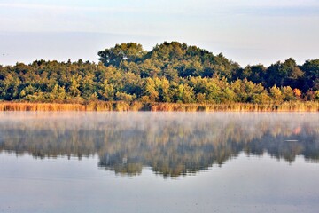 Blick auf ein Seeufer