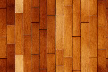 3d illustration of wooden flooring. Seamless pattern.