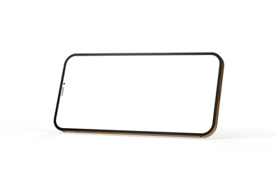 New realistic mobile phone smartphone mockup