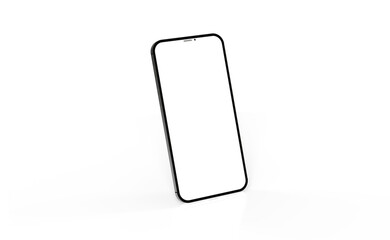 New realistic mobile phone smartphone mockup