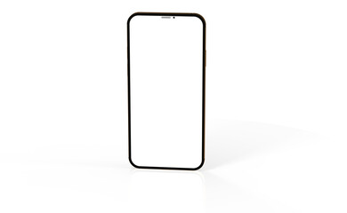 realistic smartphone template mockup for user experience presentation