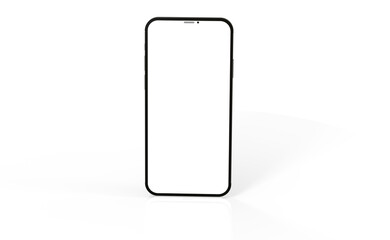 Modern frameless smartphone Mock up