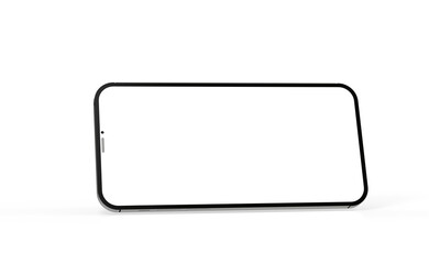 realistic smartphone template mockup for user experience presentation. Stylish concept design for websites, applications and landing pages.