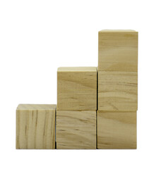  blank  wooden cubes- PNG alpha channel - graphic resources