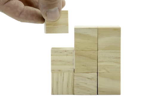  blank  wooden cubes- PNG alpha channel - graphic resources