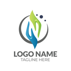 Creative physiotherapy logo vector file free download