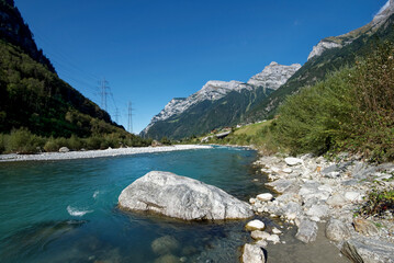 Schweiz - Amsteg - Fluss Reuss