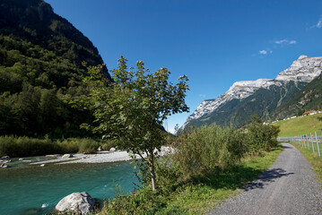 Schweiz - Amsteg - Fluss Reuss