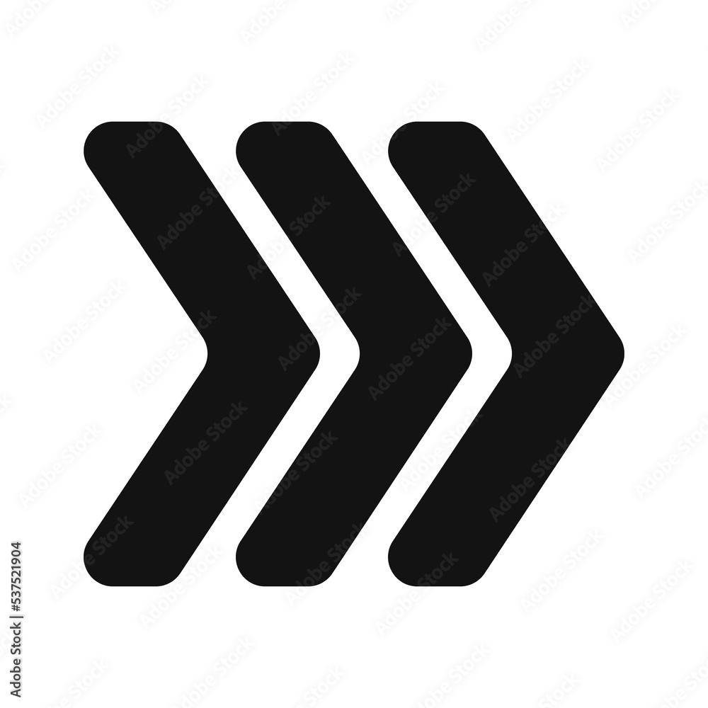 Poster arrow icon in trendy flat style isolated on grey background. arrow symbol for your web site design, 