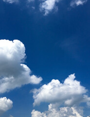 blue sky with clouds