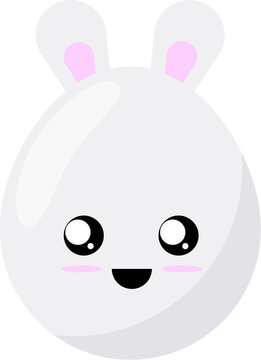 Rabbit paint easter egg