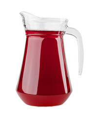 Jug of fruit juice isolated on transparent background. PNG format	
