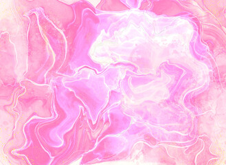 Abstract bright rose liquid watercolor background. Background for postcards and invitations.