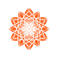 asian circle flower pattern. Ornamental round pattern. Round Pattern Mandala. Round backgrounds for the greeting cards, invitation, tattoo template, business style, cards or else. Vector illustration