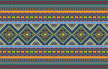 tribal pastel multicolor pastel Navajo seamless vector pattern. aztec abstract geometric art print in a sophisticated aztec style. Vector background with ethnic elements. Wallpaper, fabric, paper,