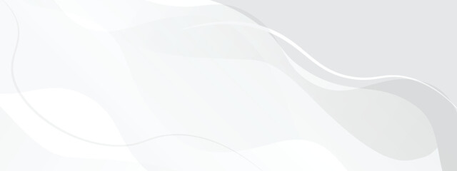 White abstract Background. Wave gradient design style. Space concept. landing page.