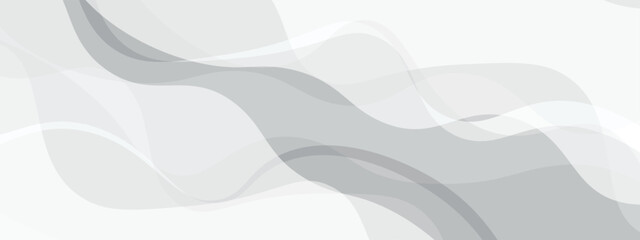 White abstract Background. Wave gradient design style. Space concept. landing page.