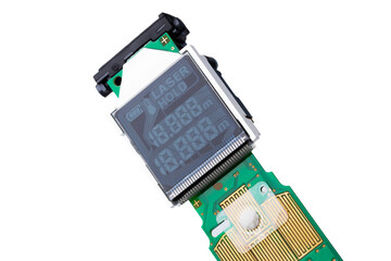 LCD distance meter indicator