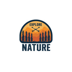 Logo Design Vintage Adventure Retro