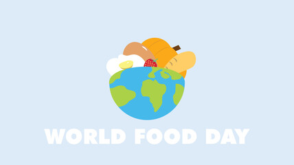 world food day vector graphic resource, can be used as baner flyer or etc