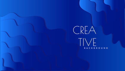 Abstract blue light shape modern wave background elegant design