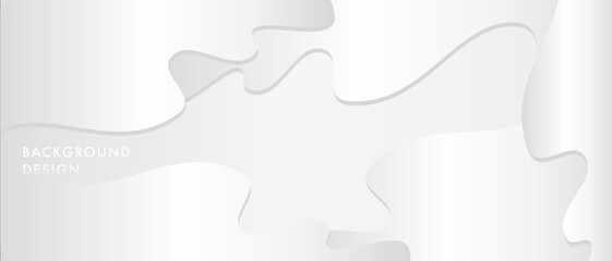 Modern shape silver abstract background wave design