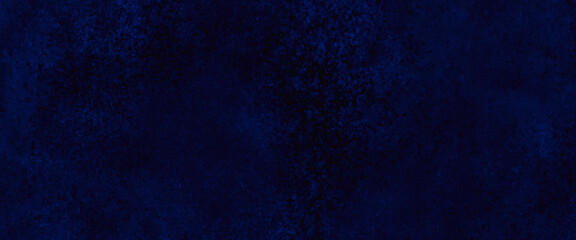 Dark blue rough grainy stone or concrete wall texture background, blue and black background texture, marbled stone or rock textured banner with elegant dark black and blue color and design.