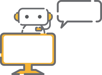 モニターとチャットボット