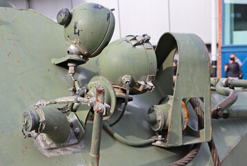 Lighting equipments of a russian military land vehicle