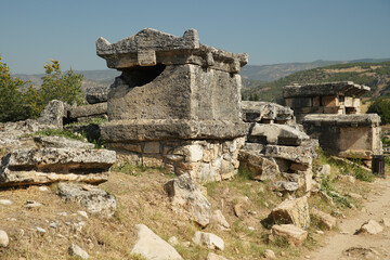 Tomb at Hierapolis Ancient City, Pamukkale, Denizli, Turkiye