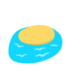 desert island illustration