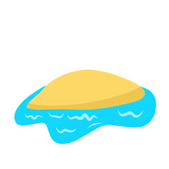 desert island illustration