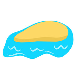 desert island illustration