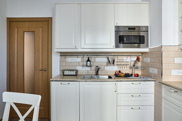 Fototapeta premium Prepared beautiful apartment with decor for rent