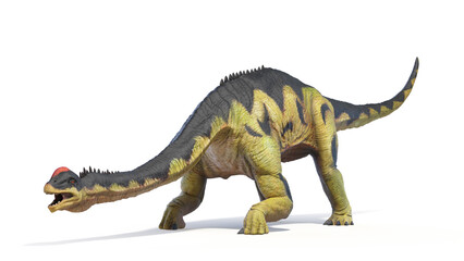 3d rendered dinosaur illustration of the Camarasaurus