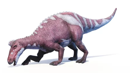 Poster 3d rendered dinosaur illustration of the Edmontosaurus © Sebastian Kaulitzki