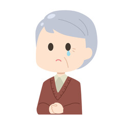 高齢男性　イラスト