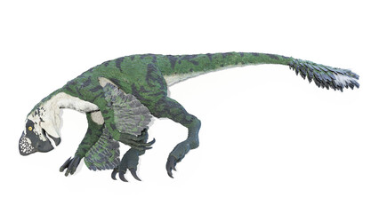 3d rendered dinosaur illustration of the Oviraptor © Sebastian Kaulitzki