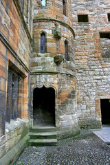 Naklejka premium Sections of Linlithgow Palace, Linlithgow, Scotland