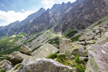 Velka Studena dolina valley in Slovakia on a cloudy day © Szabi Bella/Wirestock Creators