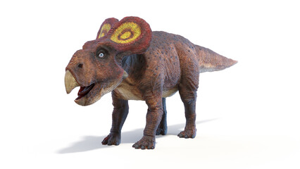 3d rendered dinosaur illustration of the Protoceratops