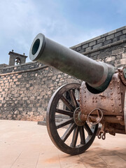 old cannon in the fortress