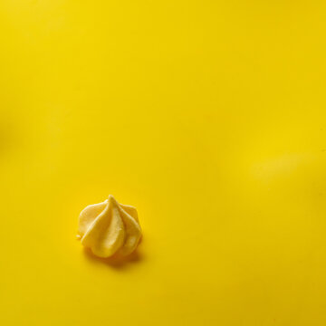 Delicious bizet on a yellow background