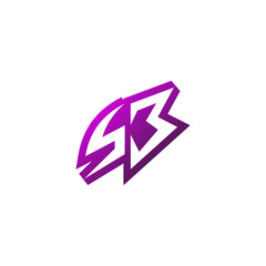SB cool logo design esport and gaming concept © rudi