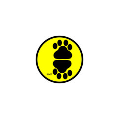 Fototapeta premium animal shoe sole icon image illustration vector design foot