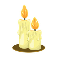 burning candle